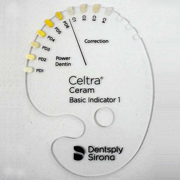 Celtra Ceram Shade Indicator (шкала цветов) Basic Indicator 1