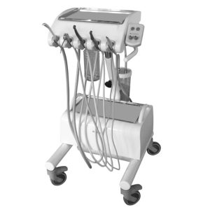 CHIROMEGA 654 – подкатная стоматологическая установка (Cart) с верхней подачей шлангов