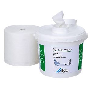 FD multi wipes – cалфетки сухие в боксе для самообработки, 180 шт.