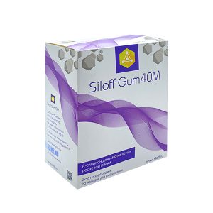 Десневая маска Siloff 40М (мягкая), 2×50мл + 20 насадок