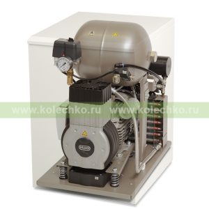 EKOM DK50-10 S/M – безмасляный компрессор со шкафом, с мембранным осушителем, для одной стоматологической установки (60 л/мин, 6 – 8 бар) / Гарантия 2 года
