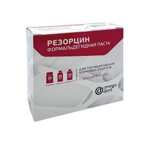 Резорцин формальдегидная паста с дексаметазоном (25гр+10мл+10мл), Омега