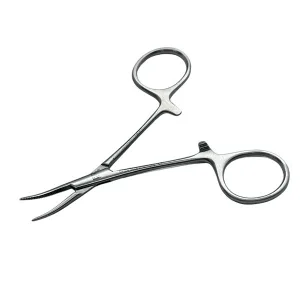 Зажим изогнутый кровоостанавливающий 1261 micro-halstead, 12 см Schwert