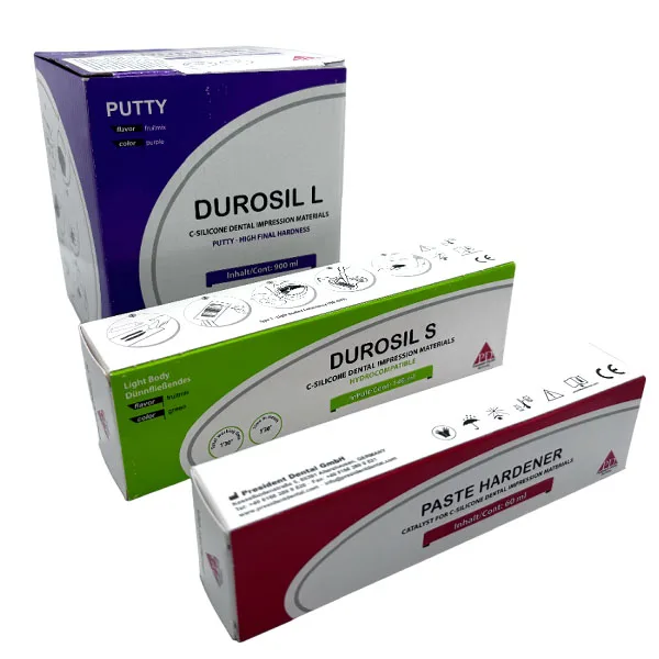 Набор Durosil — С-силиконовая оттискная масса (900 мл + 140 мл + 60 мл), President Dental