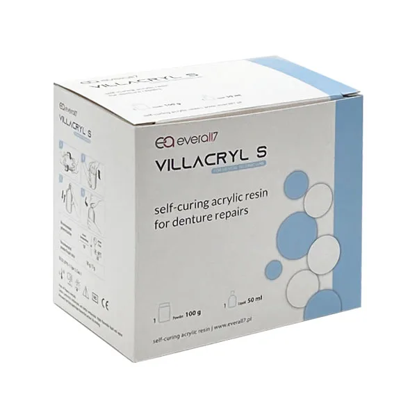 Пластмасса холодной полимеризации Villacryl S (V4), 100гр + 50мл